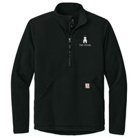 Load image into Gallery viewer, The Citadel, Barracks, Carhartt® Textured 1/2-Zip Fleece Jacket - Black
