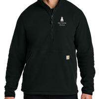 Load image into Gallery viewer, The Citadel, Barracks Alumni, Carhartt® Textured 1/2-Zip Fleece Jacket -  Black

