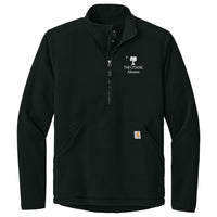 Load image into Gallery viewer, The Citadel, Big Red Alumni, Carhartt® Textured 1/2-Zip Fleece Jacket - Black

