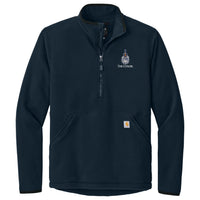 Load image into Gallery viewer, The Citadel, Spike, Carhartt® Textured 1/2-Zip Fleece Jacket -  Navy
