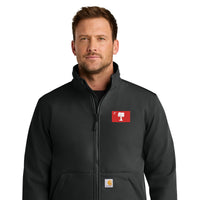 Load image into Gallery viewer, The Citadel, Big Red Flag, Carhartt® Rain Defender® Soft Shell Jacket - Black
