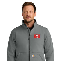 Load image into Gallery viewer, The Citadel, Big Red Flag, Carhartt® Rain Defender® Soft Shell Jacket - Grey
