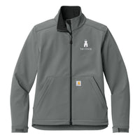 Load image into Gallery viewer, The Citadel, Barracks, Carhartt® Women’s Rain Defender® Soft Shell Jacket - Grey
