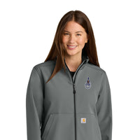Load image into Gallery viewer, The Citadel, Spike, Carhartt® Women’s Rain Defender® Soft Shell Jacket - Grey
