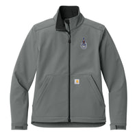 Load image into Gallery viewer, The Citadel, Spike, Carhartt® Women’s Rain Defender® Soft Shell Jacket - Grey
