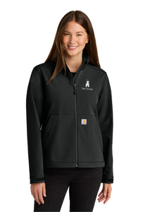 Load image into Gallery viewer, The Citadel, Barracks, Carhartt® Women’s Rain Defender® Soft Shell Jacket - Black
