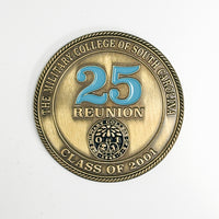 Load image into Gallery viewer, The Citadel, 25 Reunion, Official Class of 2001 Challenge Coin Double Sided
