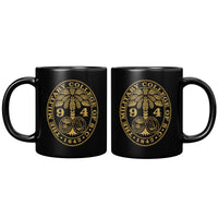 Load image into Gallery viewer, The Citadel, Class of 1994, Ring Bezel 11 oz Black Mug
