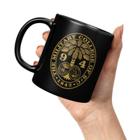 Load image into Gallery viewer, The Citadel, Class of 1994, Ring Bezel 11 oz Black Mug
