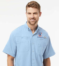 Load image into Gallery viewer, The Citadel, Alumni Club, Greater Washington D.C., Columbia - PFG Tamiami™ II Short Sleeve Shirt- Sail
