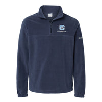 Load image into Gallery viewer, The Citadel, Club Soccer, Columbia - Men's Steens Mountain™ Fleece Half-Zip Pullover - Navy
