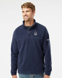 Load image into Gallery viewer, The Citadel Spike, Columbia - Men's Steens Mountain™ Fleece Half-Zip Pullover - Navy
