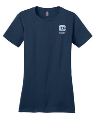 Load image into Gallery viewer, The Citadel, Club Sports - Rugby, District ® Women’s Perfect Weight ® T-Shirt - Navy
