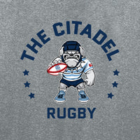 Load image into Gallery viewer, The Citadel, Club Sports - Rugby, District ® Women’s Perfect Weight ® T-Shirt - Grey
