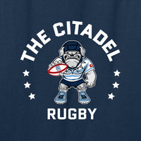 Load image into Gallery viewer, The Citadel, Club Sports - Rugby, District ® Women’s Perfect Weight ® T-Shirt - Navy
