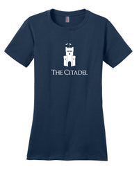 Load image into Gallery viewer, The Citadel, Barracks, District ® Women’s Perfect Weight ® T-Shirt - Navy
