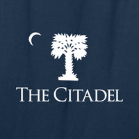Load image into Gallery viewer, The Citadel, Palm Tree, District ® Women’s Perfect Weight ® T-Shirt - Navy
