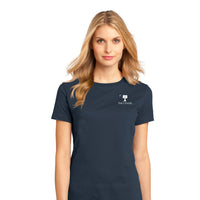 Load image into Gallery viewer, The Citadel, Palm Tree, District ® Women’s Perfect Weight ® T-Shirt - Navy
