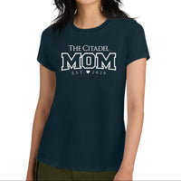 Load image into Gallery viewer, The Citadel Mom, Customizable (Your Year), District ® Women’s Perfect Weight ® T-Shirt 
