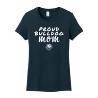 Load image into Gallery viewer, The Citadel, "Proud Bulldog Mom," District ® Women’s Perfect Weight ® T-Shirt
