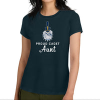 Load image into Gallery viewer, The Citadel, "Proud Cadet Aunt," District ® Women’s Perfect Weight ® T-Shirt
