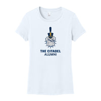 Load image into Gallery viewer, The Citadel, Alumni Spike, District ® Women’s Perfect Weight ® T-Shirt - White

