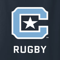 Load image into Gallery viewer, The Citadel, Club Sports - Rugby, District ® Women’s Perfect Weight ® V-Neck T-Shirt - Navy
