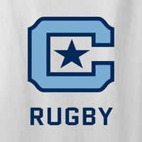 Load image into Gallery viewer, The Citadel, Club Sports - Rugby, District ® Women’s Perfect Weight ® V-Neck T-Shirt - White
