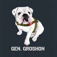 Load image into Gallery viewer, The Citadel, Gen. Groshon Women’s V-Neck Tee Shirt-Navy
