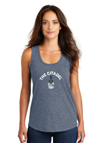 Load image into Gallery viewer, The Citadel, Spike, Women’s Perfect Tri ® Racerback Tank

