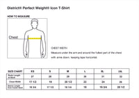 Load image into Gallery viewer, The Citadel, Customizable (Your Year) Ring Bezel Design, Perfect Weight® Icon T-Shirt - Size Chart
