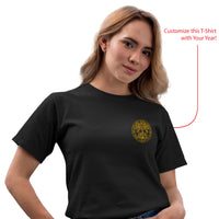 Load image into Gallery viewer, The Citadel, Customizable (Your Year) Ring Bezel Design, Perfect Weight® Icon T-Shirt - Black
