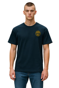 Load image into Gallery viewer, The Citadel, Customizable (Your Year) Ring Bezel Design, Perfect Weight® Icon T-Shirt - Navy
