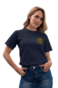 Load image into Gallery viewer, The Citadel, Customizable (Your Year) Ring Bezel Design, Perfect Weight® Icon T-Shirt - Navy
