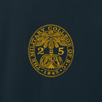 Load image into Gallery viewer, The Citadel, Customizable (Your Year) Ring Bezel Design, Perfect Weight® Icon T-Shirt - Navy
