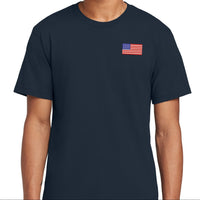 Load image into Gallery viewer, The Citadel, USA Flag, District® Perfect Weight® Icon T-Shirt
