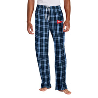 Load image into Gallery viewer, The Citadel Burgee, Club Sport-Sailing, District ® Flannel Plaid Pant - TrueNavy_CarolinaBlue
