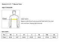 Load image into Gallery viewer, The Citadel, Club Sport - Rugby, Rugby Spike, District ® V.I.T. ™ Muscle Tank - Size Chart
