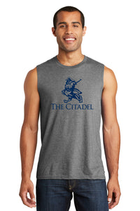 Load image into Gallery viewer, The Citadel, Marching Bulldog Muscle Tank Top- Grey Frost
