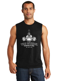 Load image into Gallery viewer, The Citadel, Spike - Powerlifting, District ® V.I.T. ™ Muscle Tank- Black
