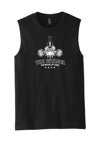 Load image into Gallery viewer, The Citadel, Spike - Powerlifting, District ® V.I.T. ™ Muscle Tank- Black
