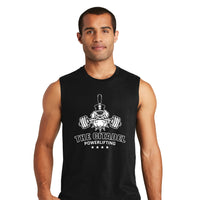 Load image into Gallery viewer, The Citadel, Spike - Powerlifting, District ® V.I.T. ™ Muscle Tank- Black
