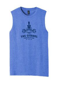 Load image into Gallery viewer, The Citadel, Spike - Powerlifting, District ® V.I.T. ™ Muscle Tank- Royal
