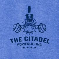 Load image into Gallery viewer, The Citadel, Spike - Powerlifting, District ® V.I.T. ™ Muscle Tank- Royal

