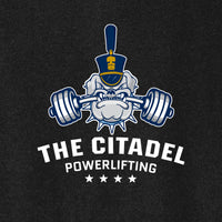 Load image into Gallery viewer, The Citadel, Spike, Powerlifting, District ® V.I.T. ™ Muscle Tank - Black
