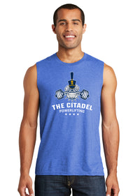 Load image into Gallery viewer, The Citadel, Spike, Powerlifting, District ® V.I.T. ™ Muscle Tank - Royal
