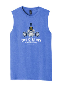 Load image into Gallery viewer, The Citadel, Spike, Powerlifting, District ® V.I.T. ™ Muscle Tank - Royal

