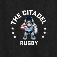 Load image into Gallery viewer, The Citadel, Club Sport - Rugby, Rugby Spike, District ® V.I.T. ™ Muscle Tank- Black

