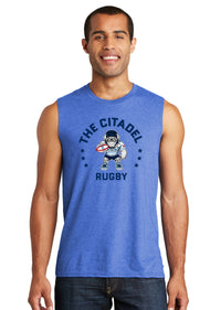 Load image into Gallery viewer, The Citadel, Club Sport - Rugby, Rugby Spike, District ® V.I.T. ™ Muscle Tank- Royal
