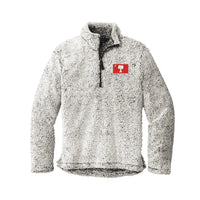 Load image into Gallery viewer, The Citadel, Big Red Flag, Port Authority® Cozy 1/4-Zip Fleece - Grey 
